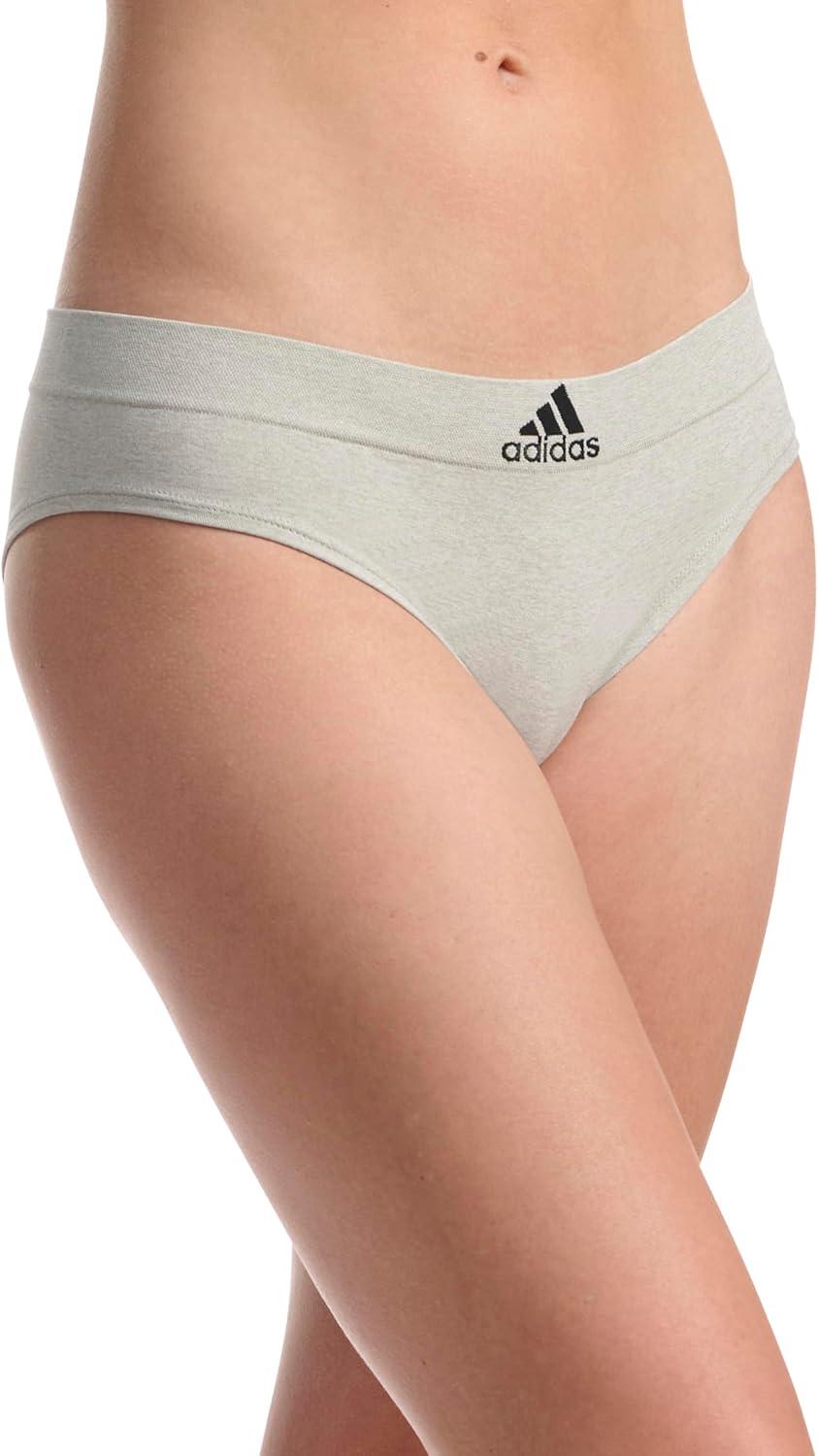 imageadidas womens Seamless Hipster Underwear 3 PackPink Snake MahoganyBlack