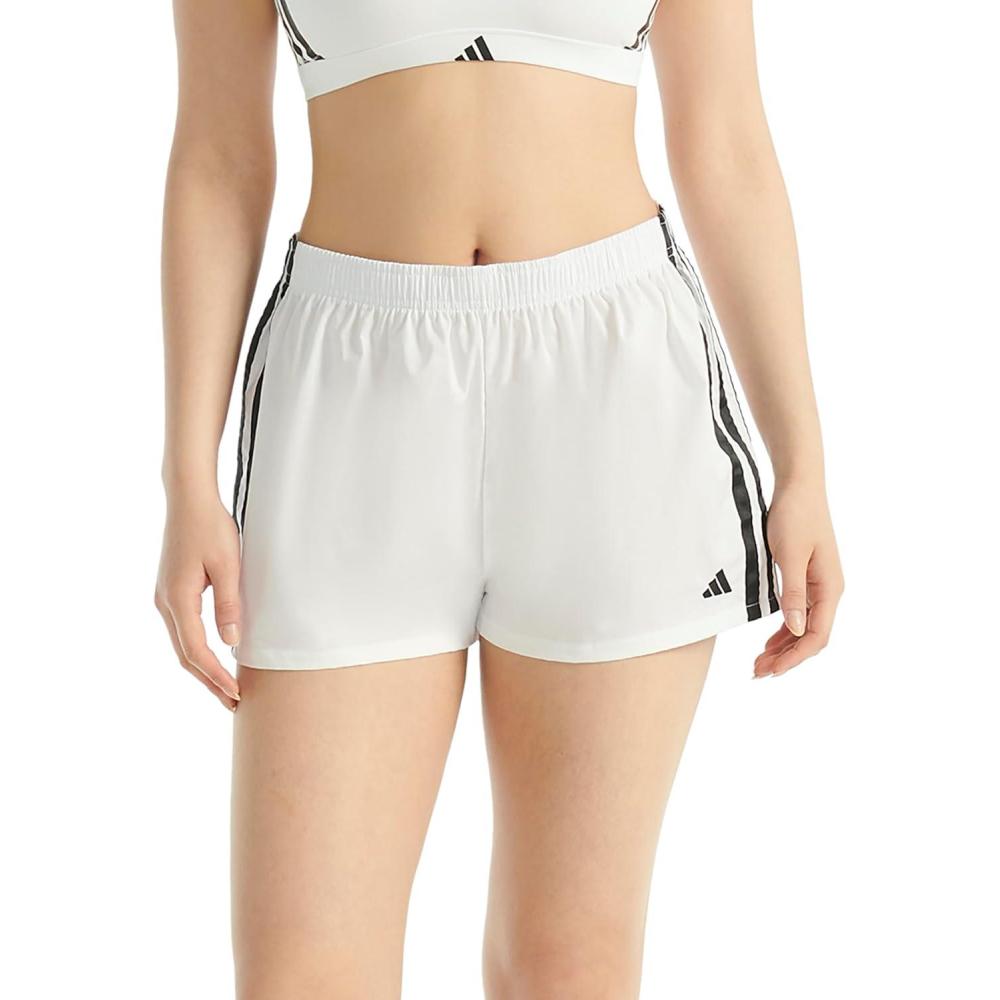 imageAdidas Womens 3 Stripes Active Essentials Cotton Boxer Short BottomWhite
