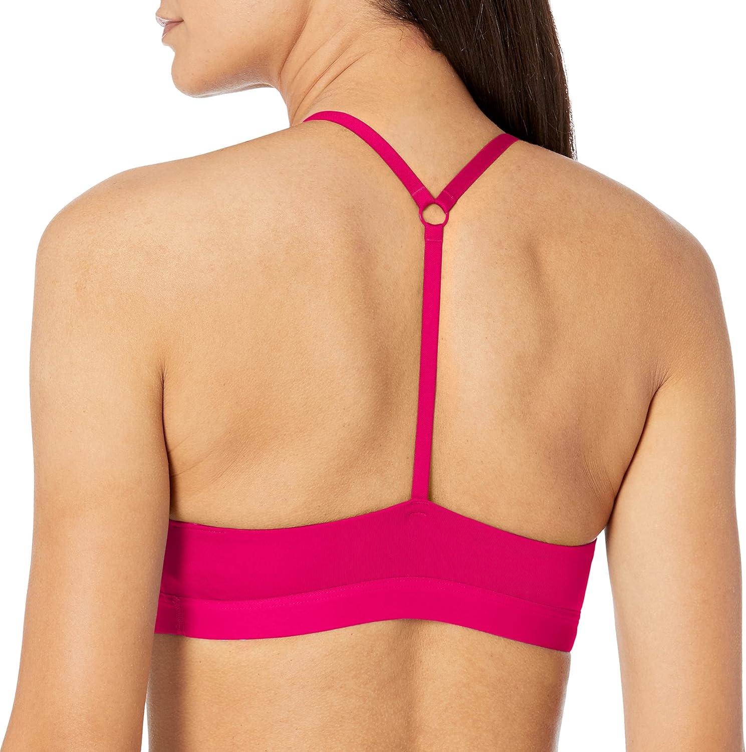 imageadidas womens All Me Light Support Training BraTeam Real MagentaVivid Red