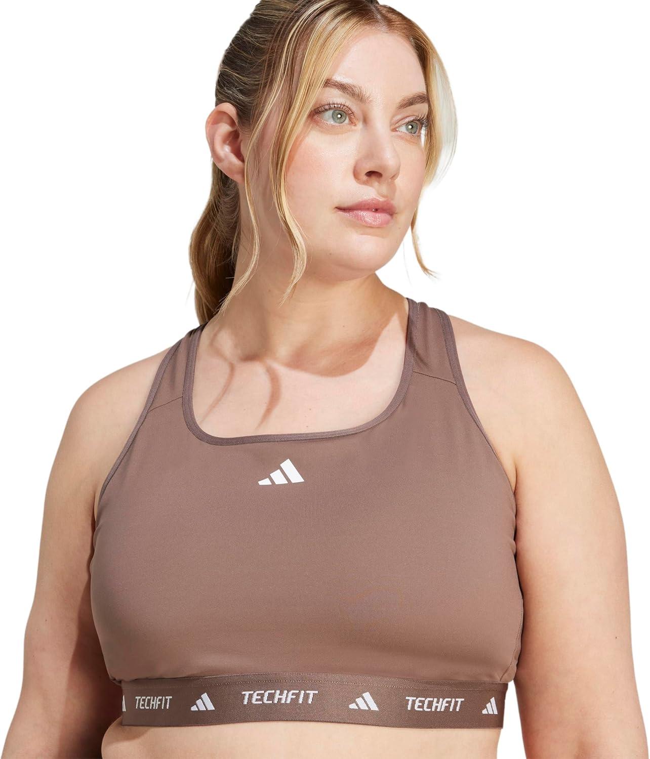 imageAdidas Womens Powerreact Techfit Training BraEarth Strata