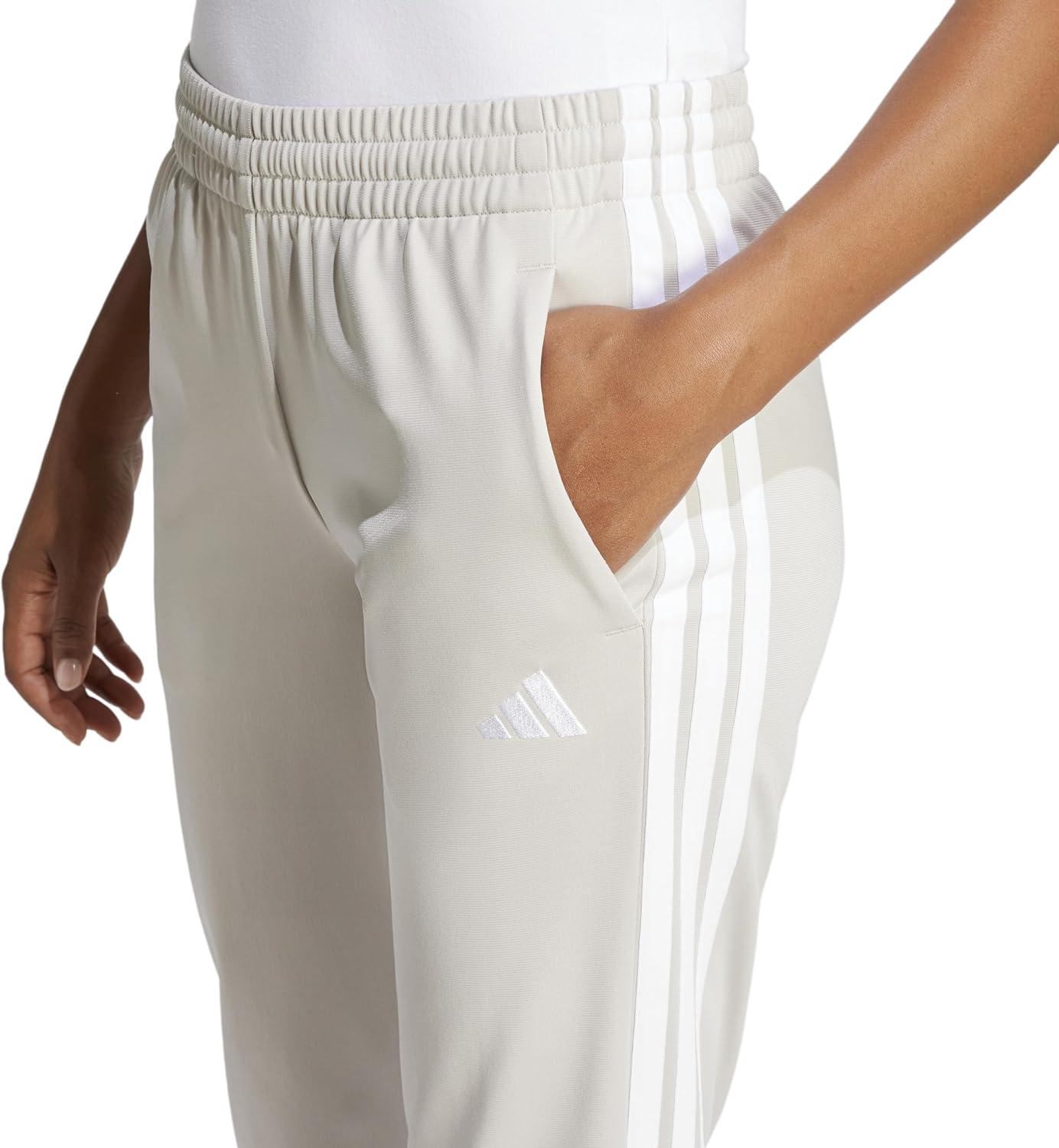 imageAdidas Womens Tricot 3Stripes Track PantsWonder AluminaWhite