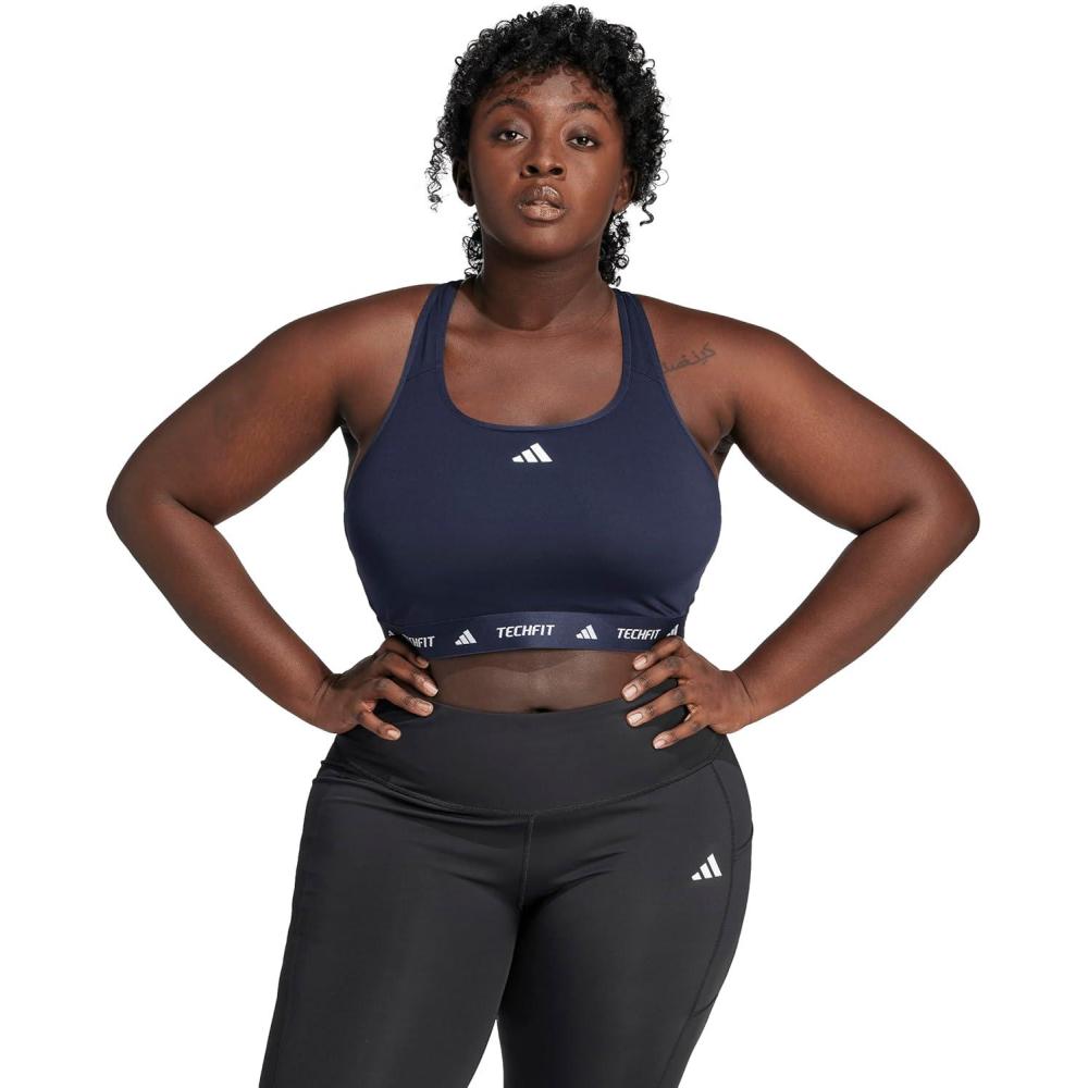 imageAdidas Womens Powerreact Techfit Training BraInk