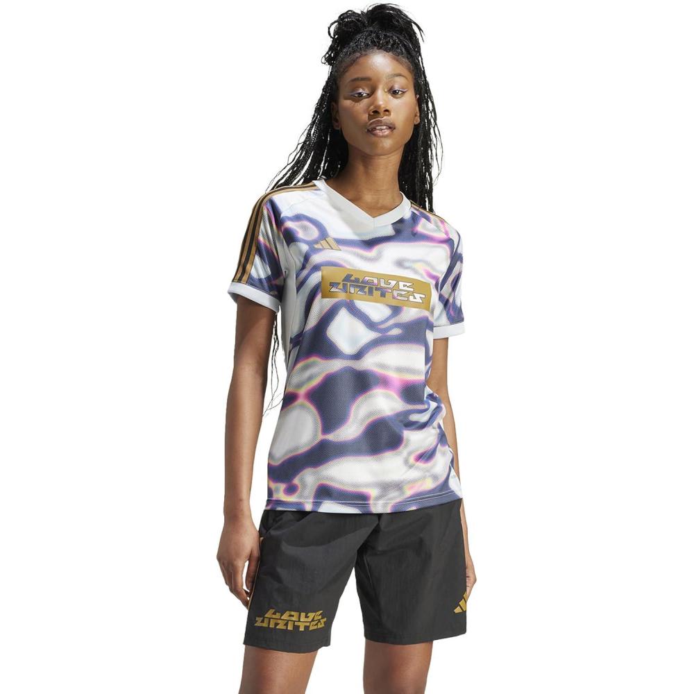 imageAdidas Womens Tiro Pride JerseyHalo BluePurple BurstPink Spark
