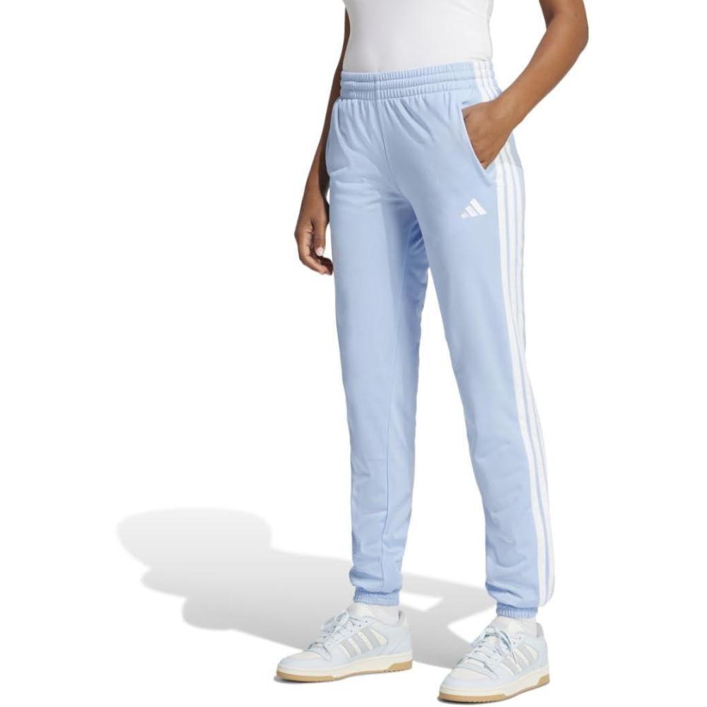 imageAdidas Womens Tricot 3Stripes Track PantsBlueWhite