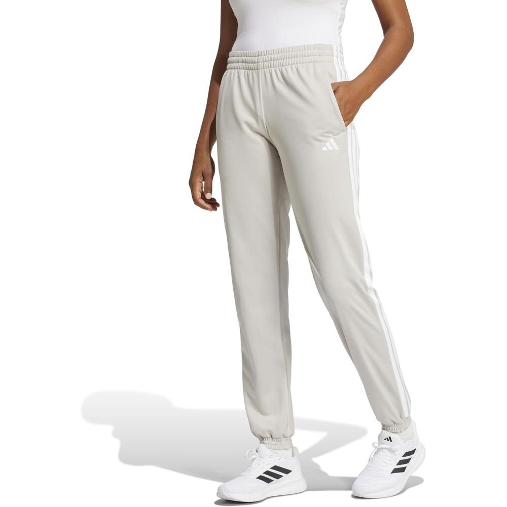 imageAdidas Womens Tricot 3Stripes Track PantsWonder AluminaWhite