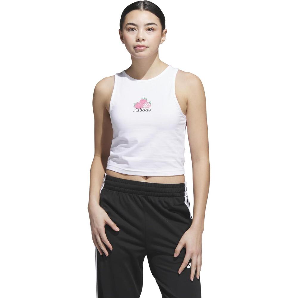 imageadidas Womens Farmers Market Graphic Tank TopWhite