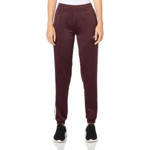 Adidas Womens Tricot 3-Stripes Track Pants(Aurora Ruby/White)