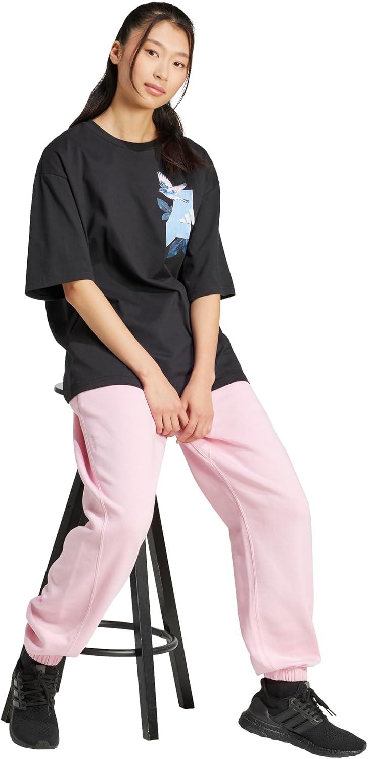 imageAdidas Womens All Szn Fleece Loose PantsTrue Pink