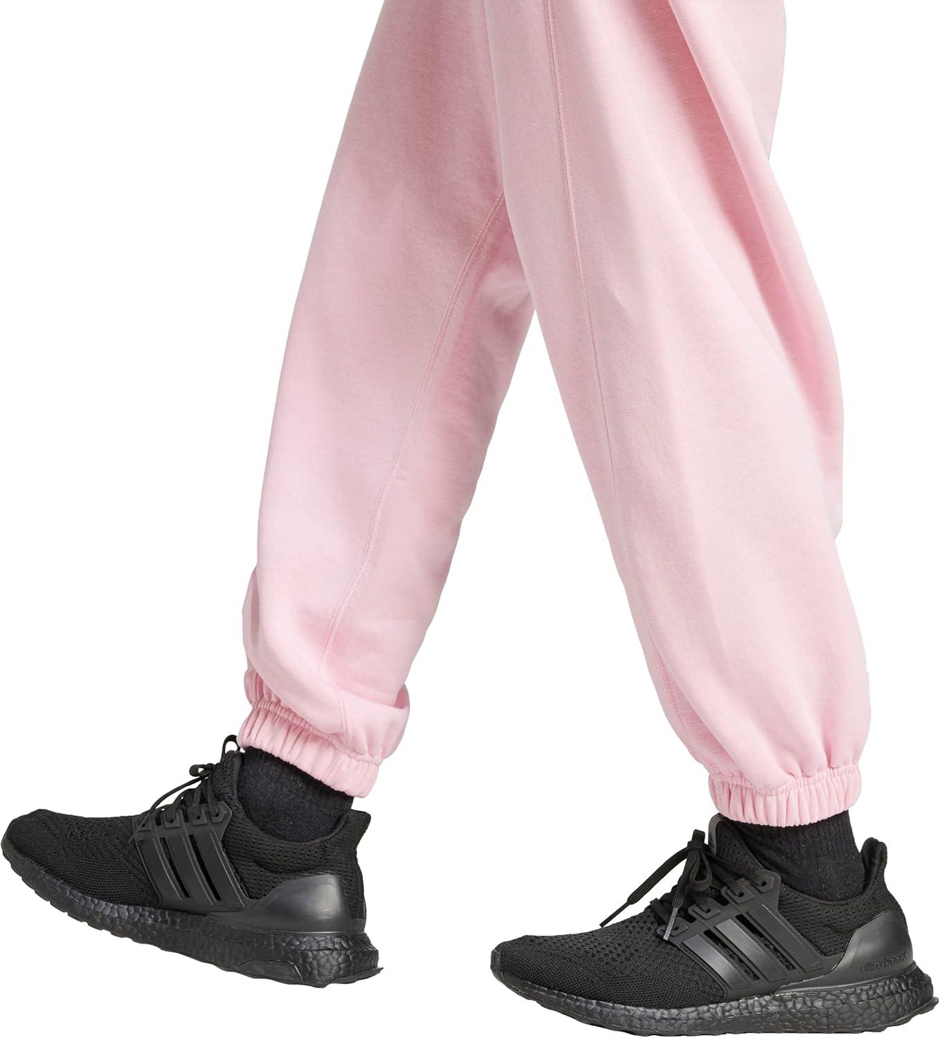 imageAdidas Womens All Szn Fleece Loose PantsTrue Pink