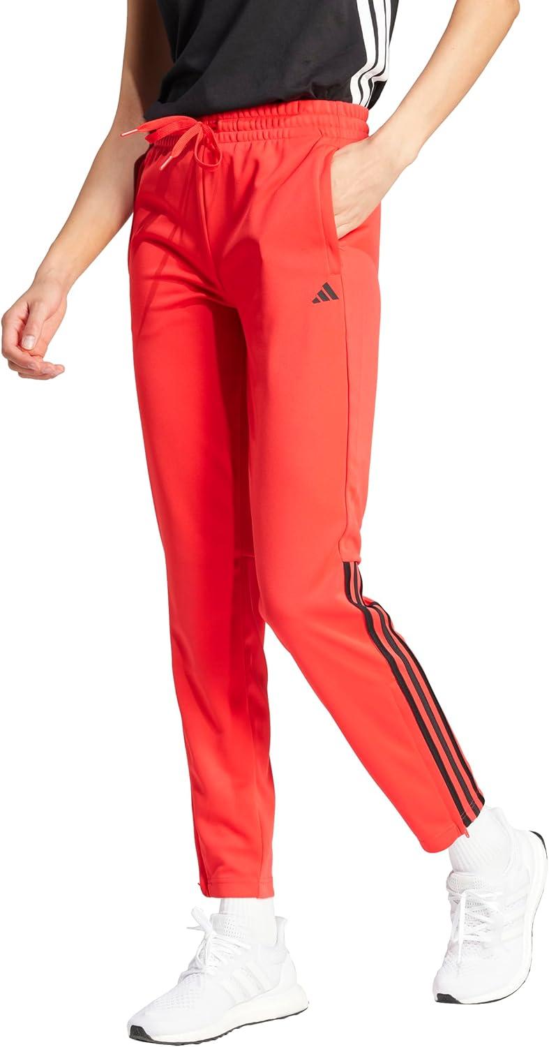 imageadidas Womens Sereno Cut 3Stripes Slim Tapered PantsPure Ruby