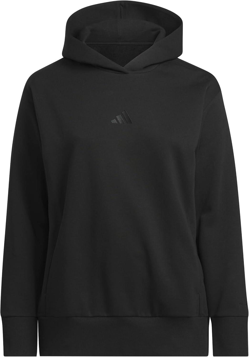 imageadidas womens All Szn Fleece Loose HoodieBlack