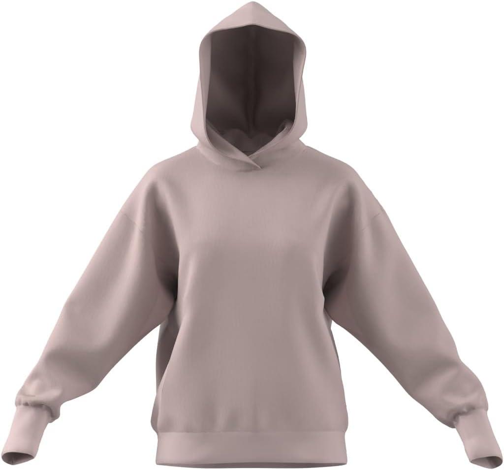 imageadidas womens All Szn Fleece Loose HoodieSandy Pink