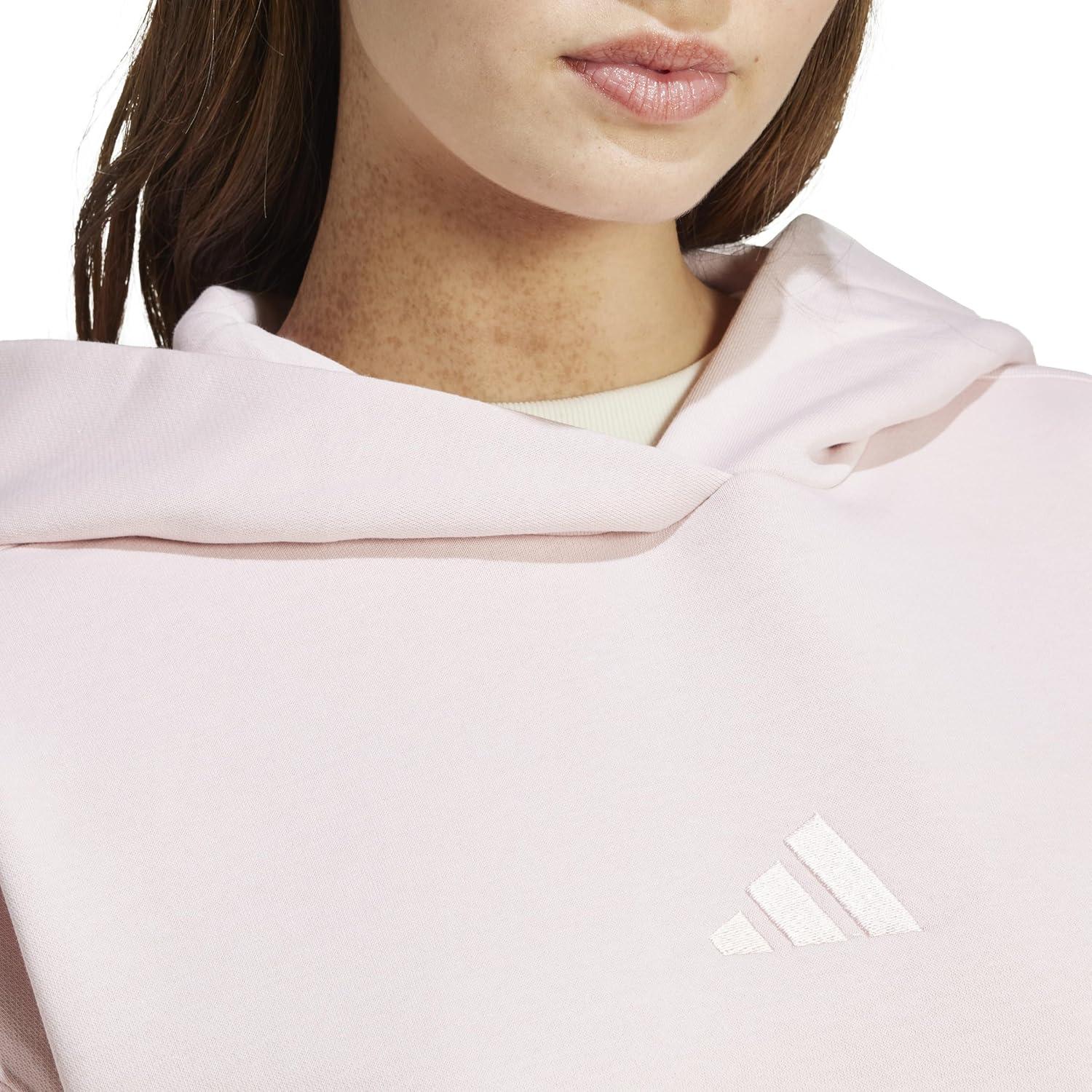 imageadidas womens All Szn Fleece Loose HoodieSandy Pink