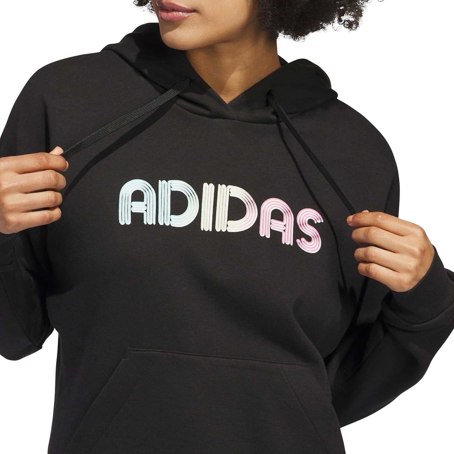 imageadidas womens Wordmark Graphic HoodieBlack