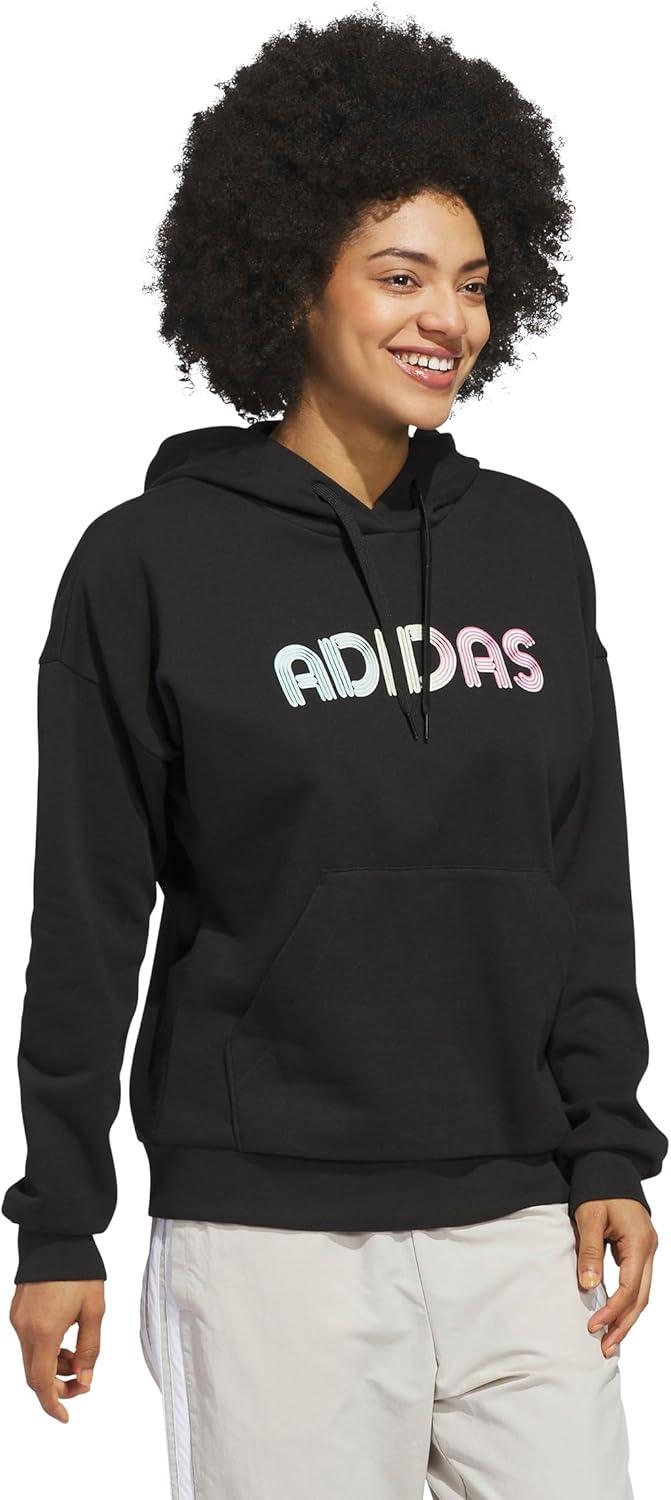imageadidas womens Wordmark Graphic HoodieBlack