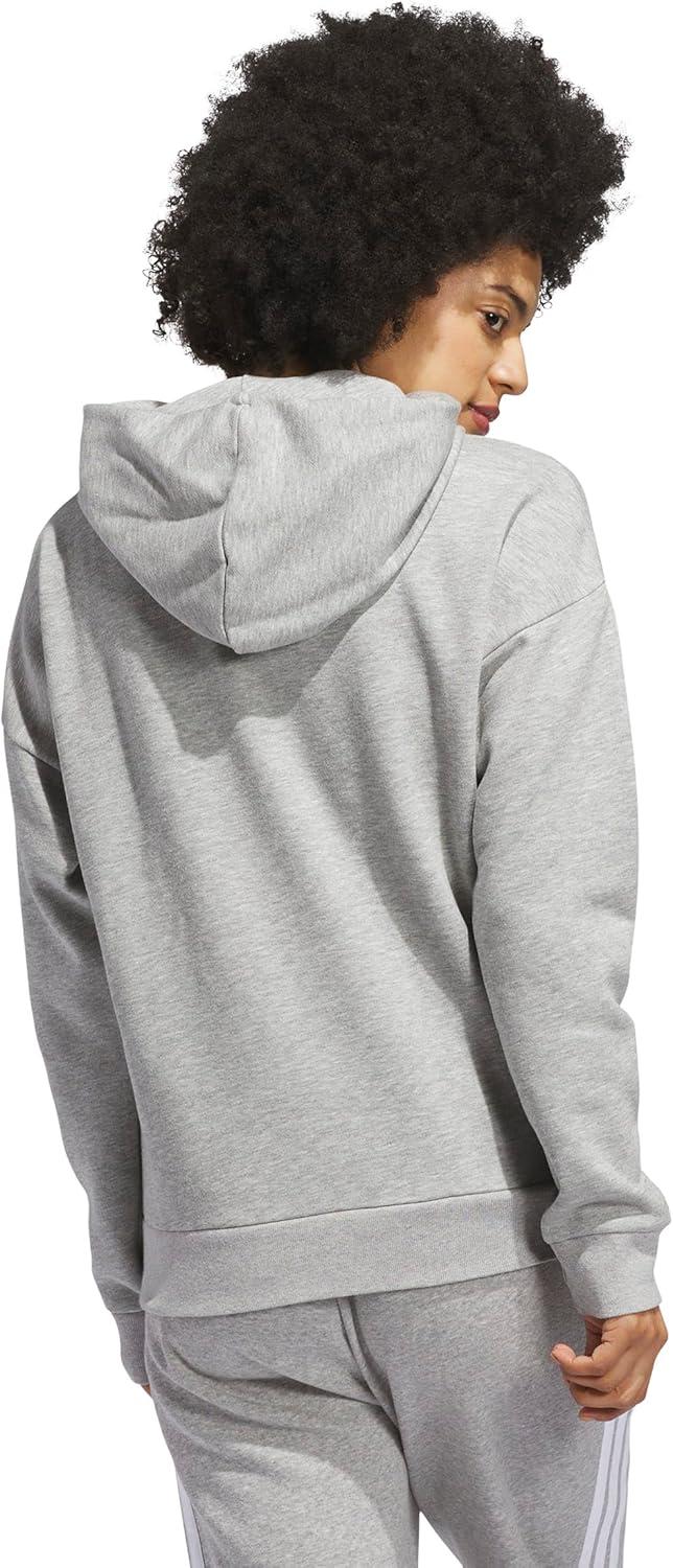 imageadidas womens Wordmark Graphic HoodieMedium Grey Heather