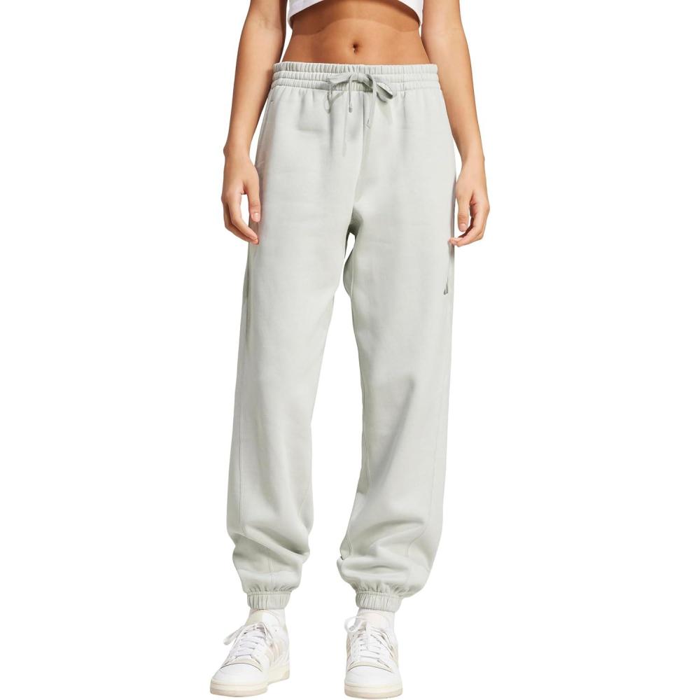imageAdidas Womens All Szn Fleece Loose PantsWonder Silver