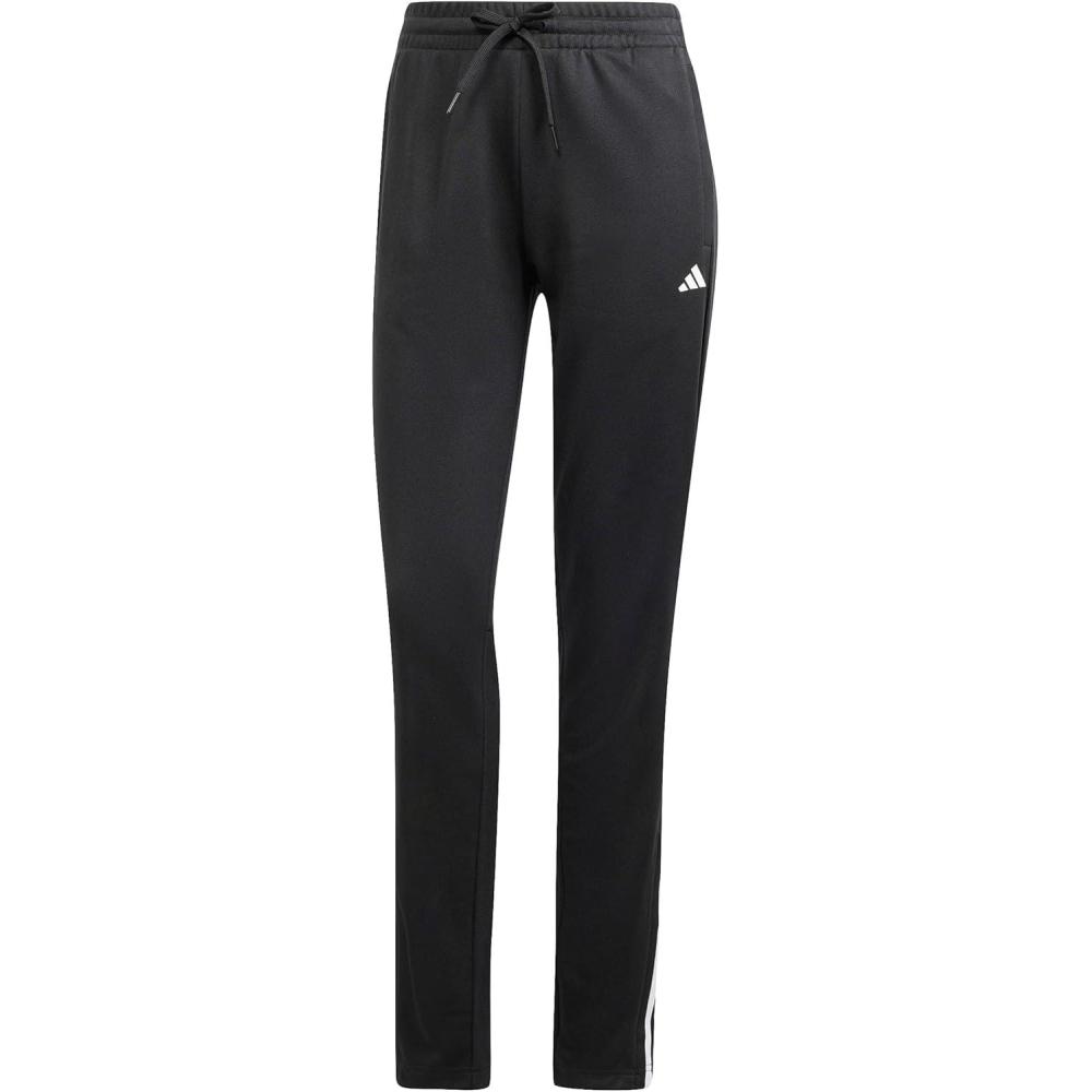 imageadidas Womens Sereno Cut 3Stripes Slim Tapered PantsBlackWhite
