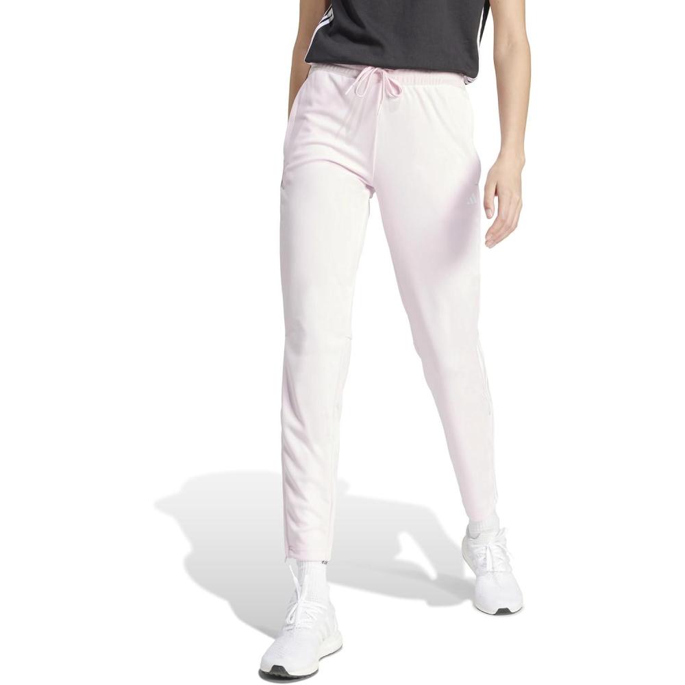 imageadidas Womens Sereno Cut 3Stripes Slim Tapered PantsClear Pink