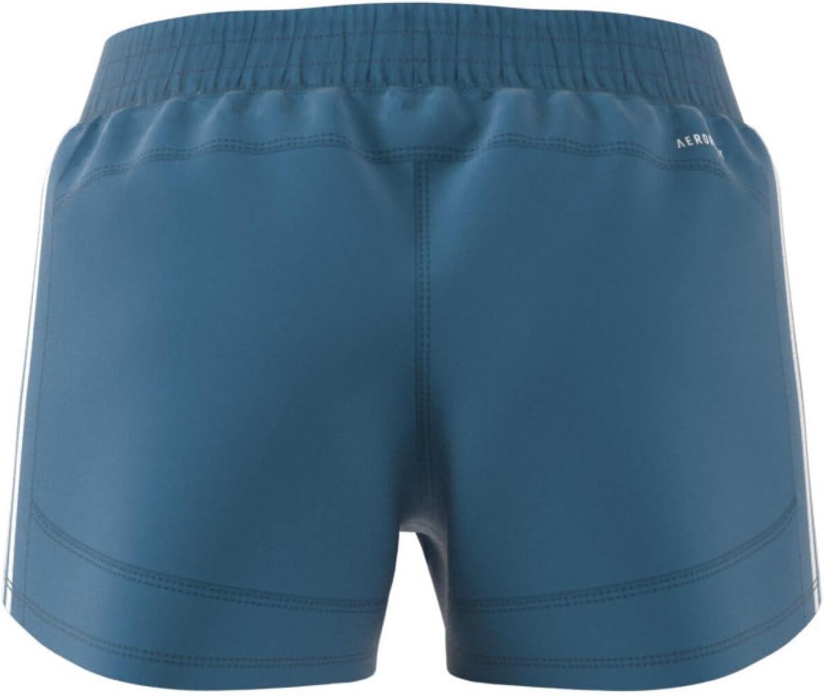 imageAdidas Womens 3Stripes Woven Shorts LegendAltered Blue