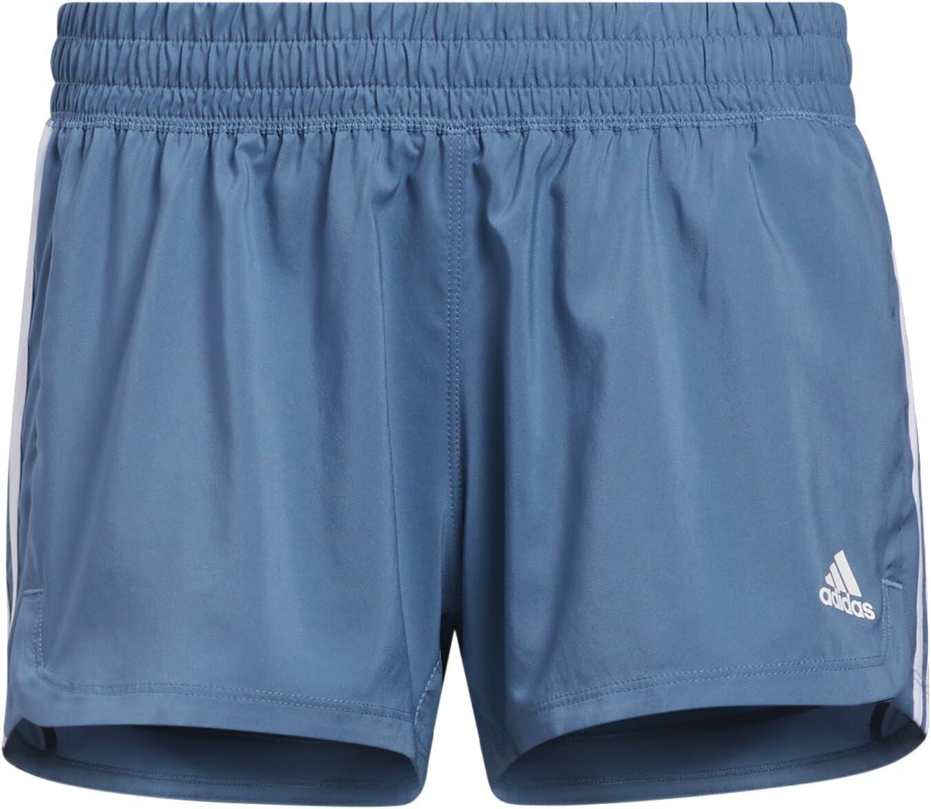 imageAdidas Womens 3Stripes Woven Shorts LegendAltered Blue