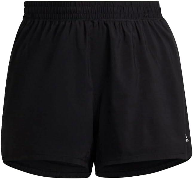 imageAdidas Womens 3Stripes Woven Shorts LegendBlackWhite