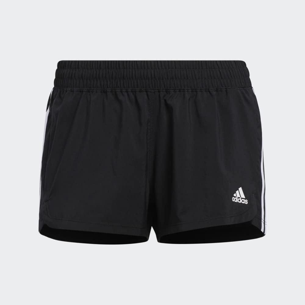 imageAdidas Womens 3Stripes Woven Shorts LegendCore BlackCore White