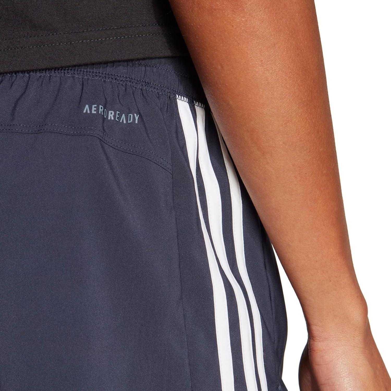 imageAdidas Womens 3Stripes Woven Shorts LegendInkWhite