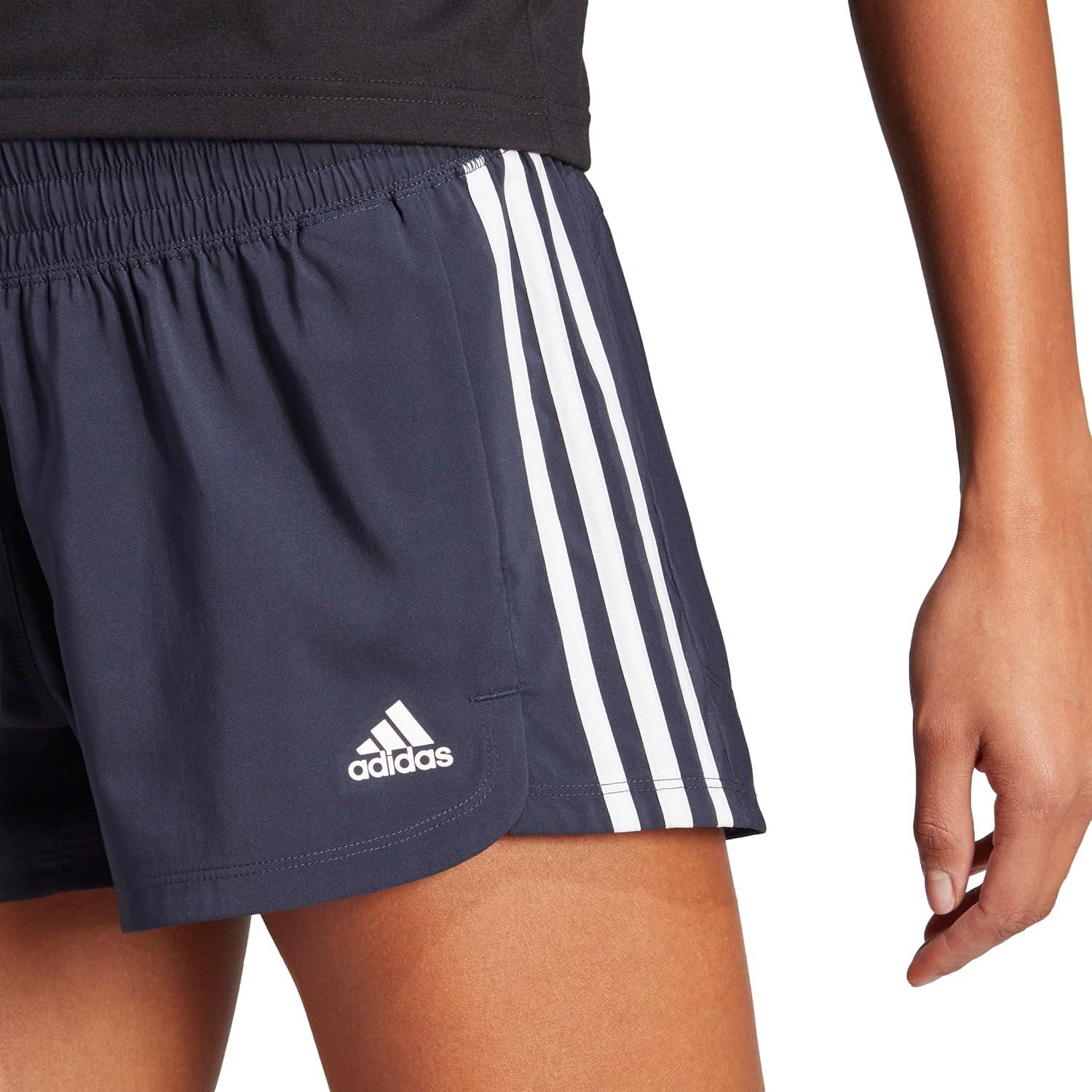 imageAdidas Womens 3Stripes Woven Shorts LegendInkWhite