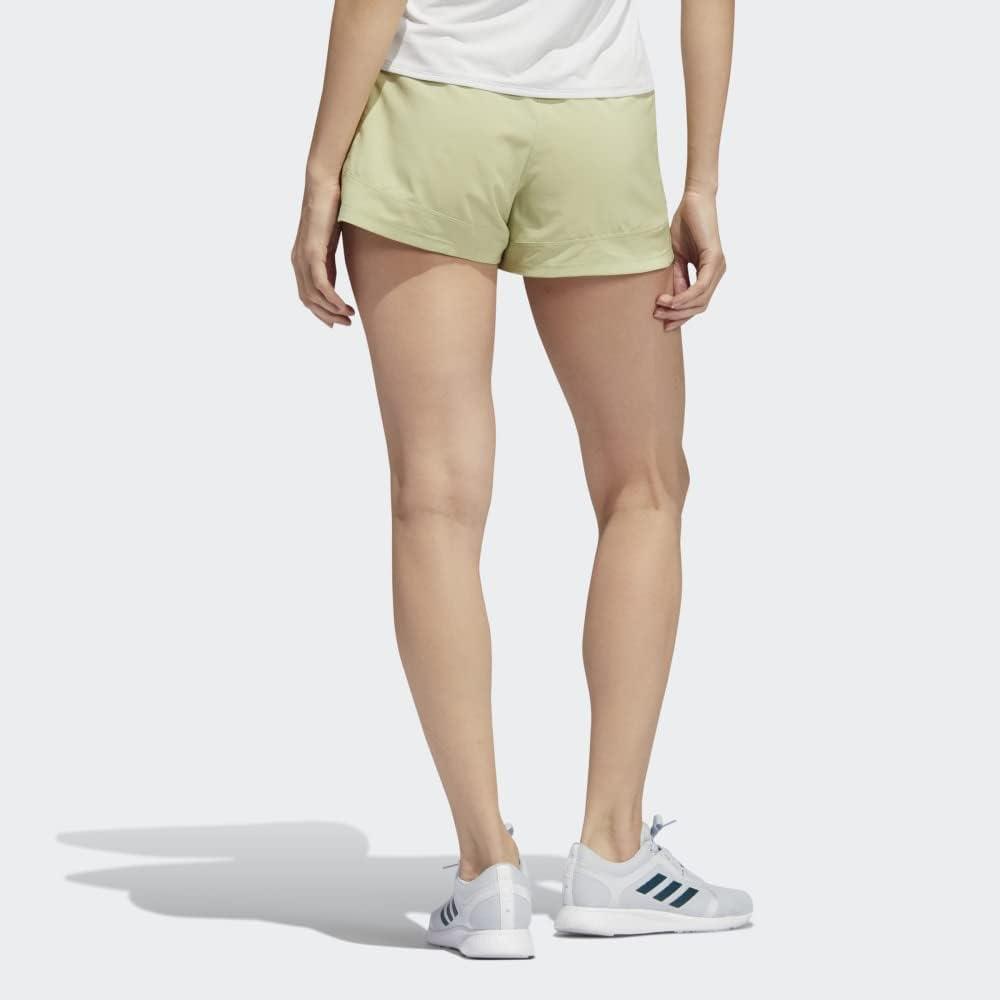 imageAdidas Womens 3Stripes Woven Shorts LegendMagic Lime