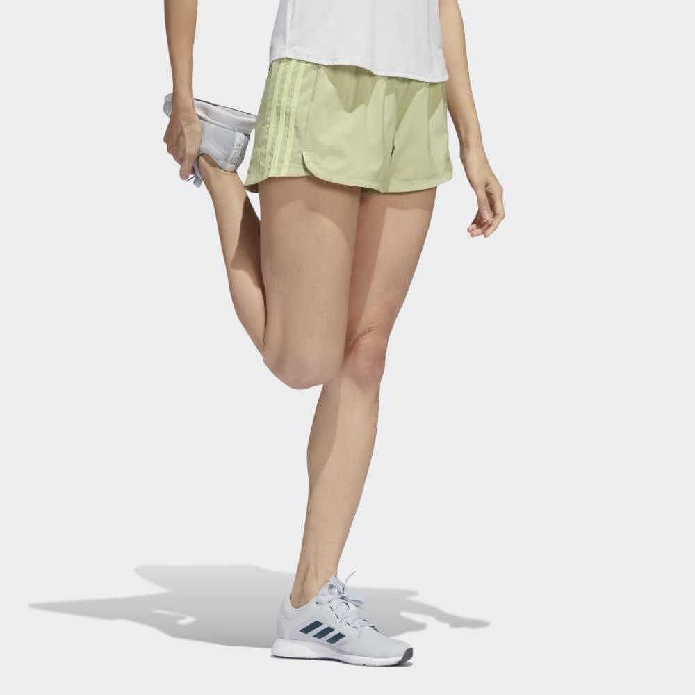 imageAdidas Womens 3Stripes Woven Shorts LegendMagic Lime