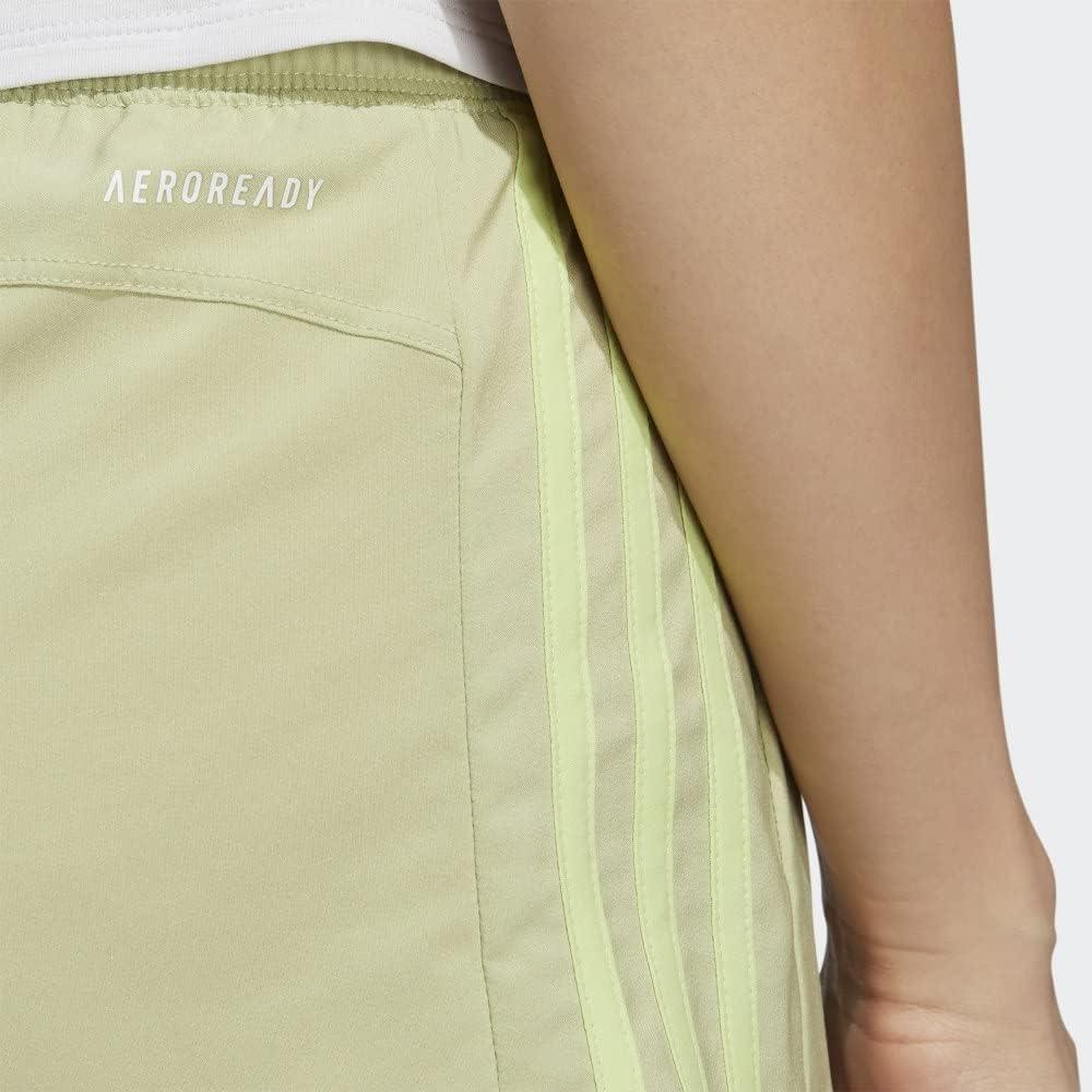imageAdidas Womens 3Stripes Woven Shorts LegendMagic Lime