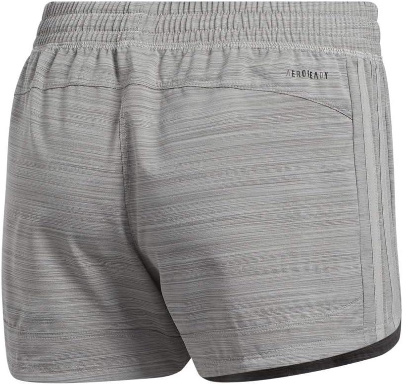 imageAdidas Womens 3Stripes Woven Shorts LegendMedium Grey HeatherBlack