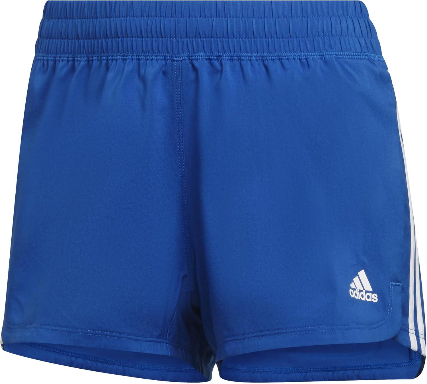 imageAdidas Womens 3Stripes Woven Shorts LegendTeam Royal BlueWhite