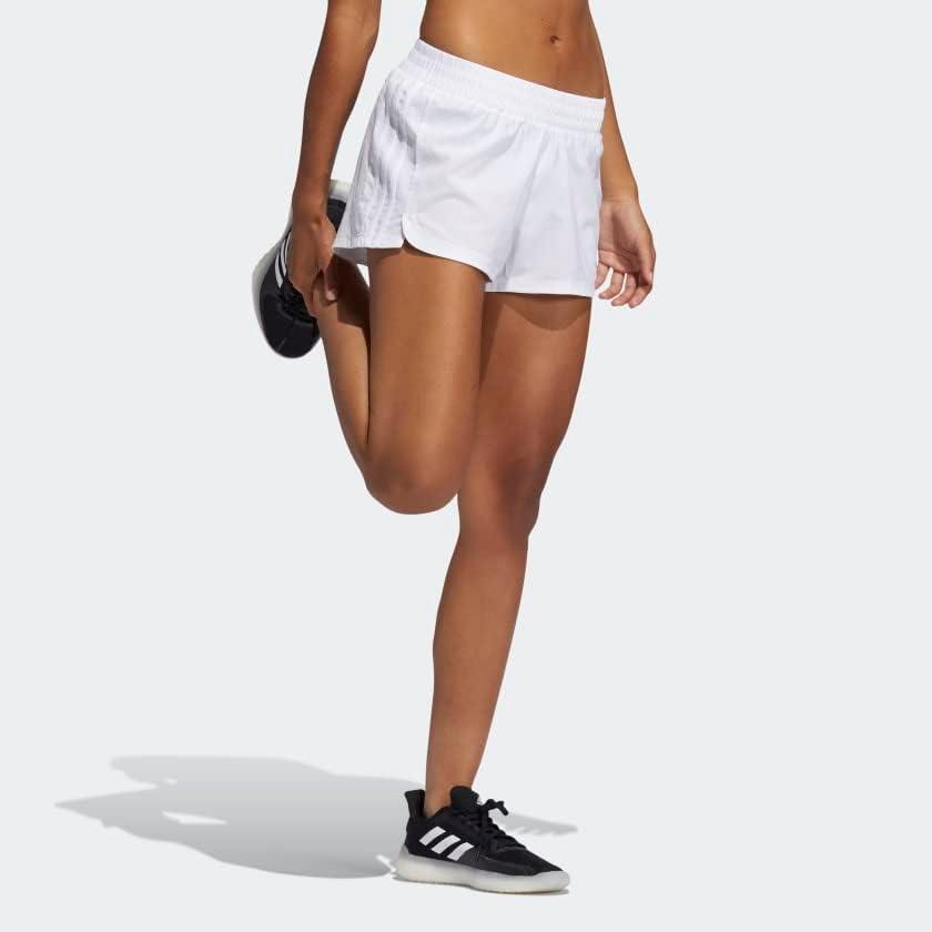 imageAdidas Womens 3Stripes Woven Shorts LegendWhiteWhite