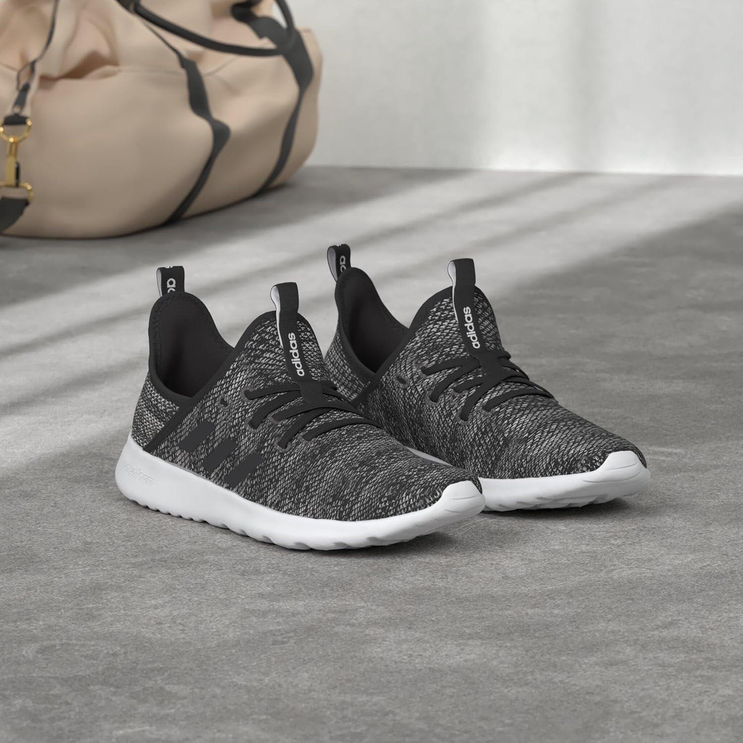 imageAdidas Womens Cloudfoam Pure Sportswear SneakersSneakerBlackBlackWhite