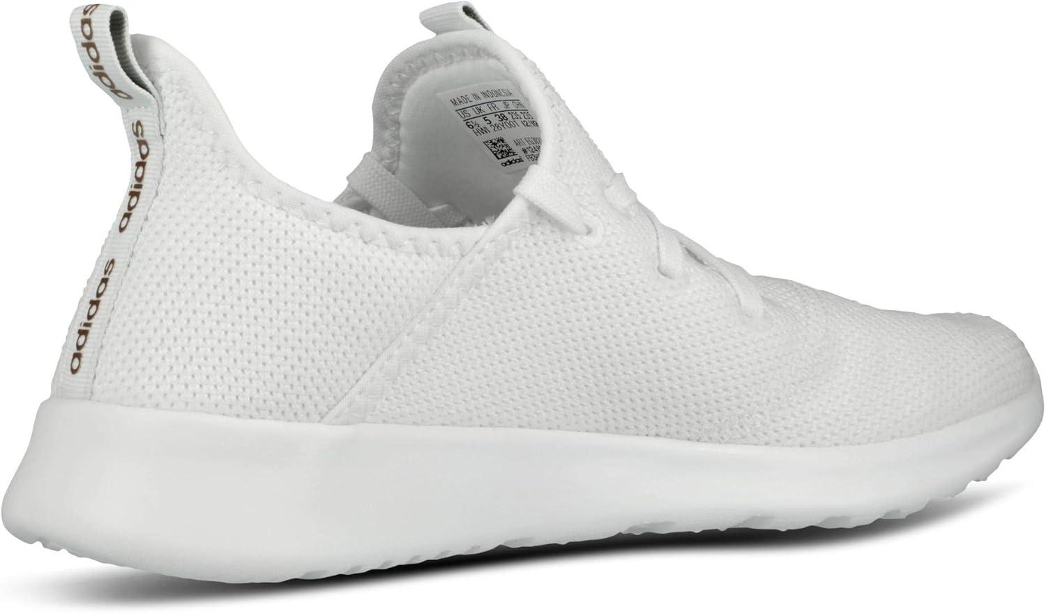 imageAdidas Womens Cloudfoam Pure Sportswear SneakersSneakerFtwr White Tactile Gold Met F17 Metal Grey