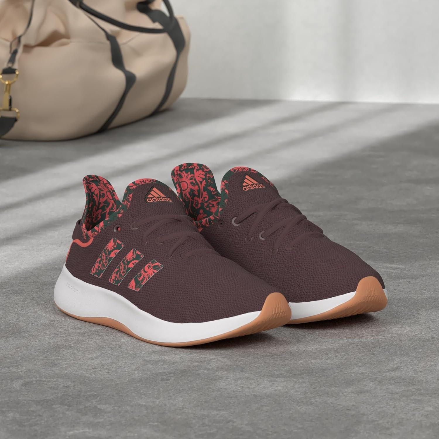 imageAdidas Womens Cloudfoam Pure Sportswear SneakersSneakerShadow BrownShadow BrownGum