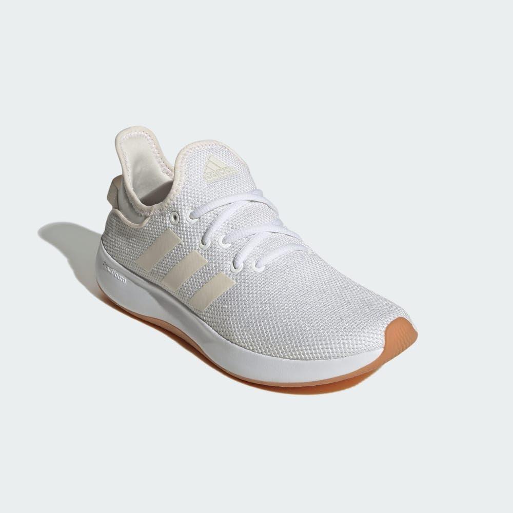 imageAdidas Womens Cloudfoam Pure Sportswear SneakersSneakerWhiteChalk WhiteZero Metallic