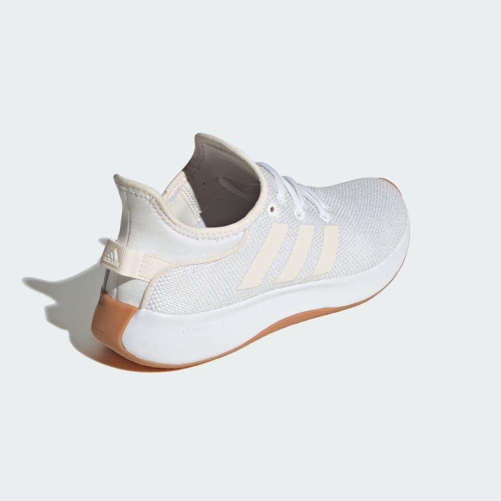 imageAdidas Womens Cloudfoam Pure Sportswear SneakersSneakerWhiteChalk WhiteZero Metallic