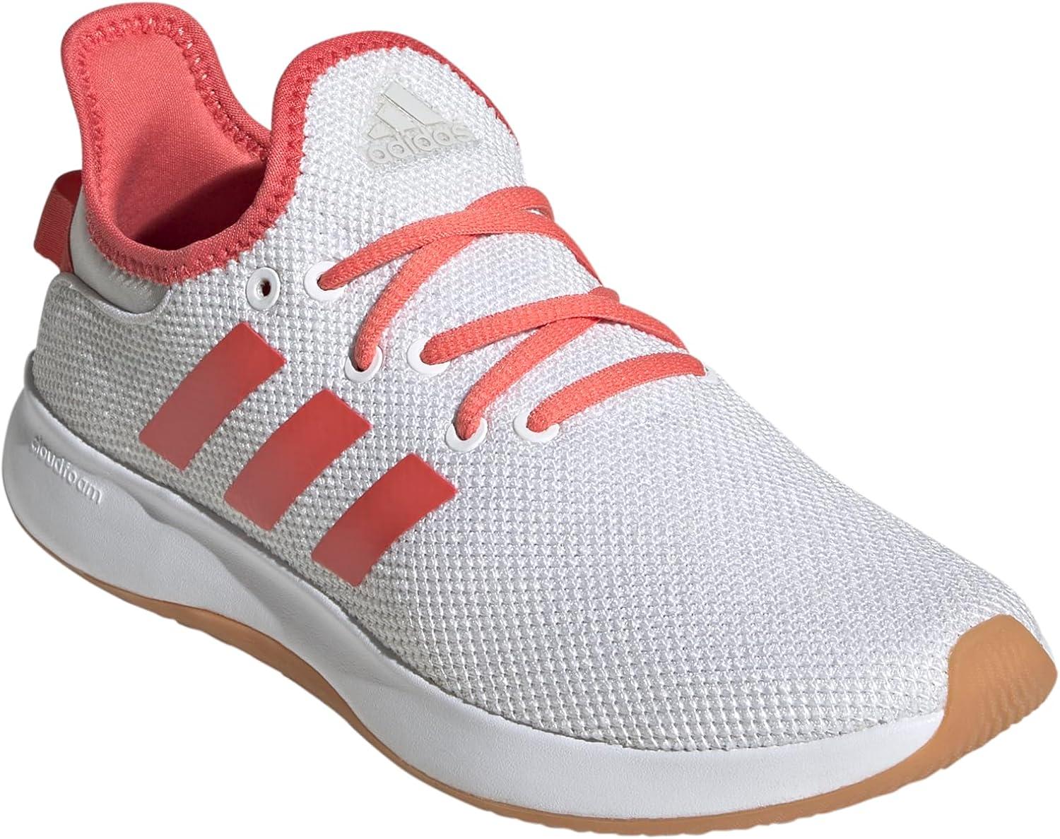 imageAdidas Womens Cloudfoam Pure Sportswear SneakersSneakerWhitePreloved ScarletGrey