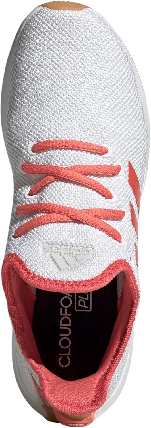 imageAdidas Womens Cloudfoam Pure Sportswear SneakersSneakerWhitePreloved ScarletGrey