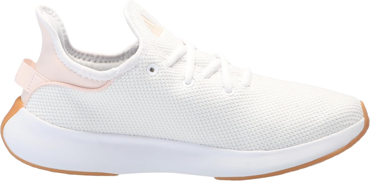 imageAdidas Womens Cloudfoam Pure Sportswear SneakersSneakerWhiteSandy Pink MetWonder Quartz