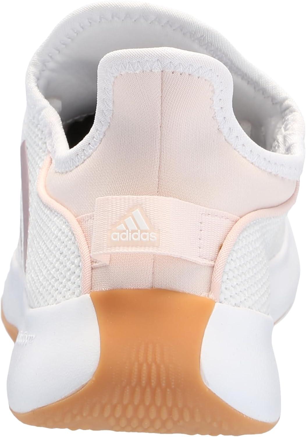 imageAdidas Womens Cloudfoam Pure Sportswear SneakersSneakerWhiteSandy Pink MetWonder Quartz