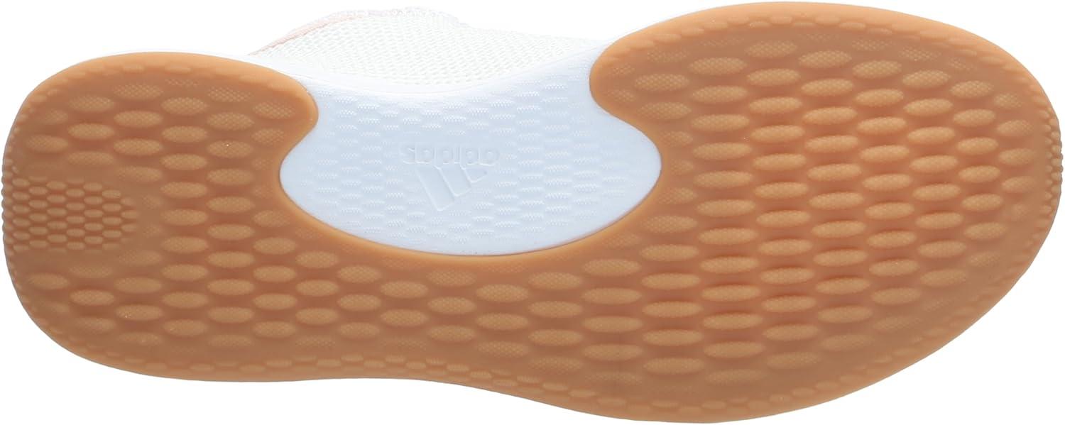 imageAdidas Womens Cloudfoam Pure Sportswear SneakersSneakerWhiteSandy Pink MetWonder Quartz