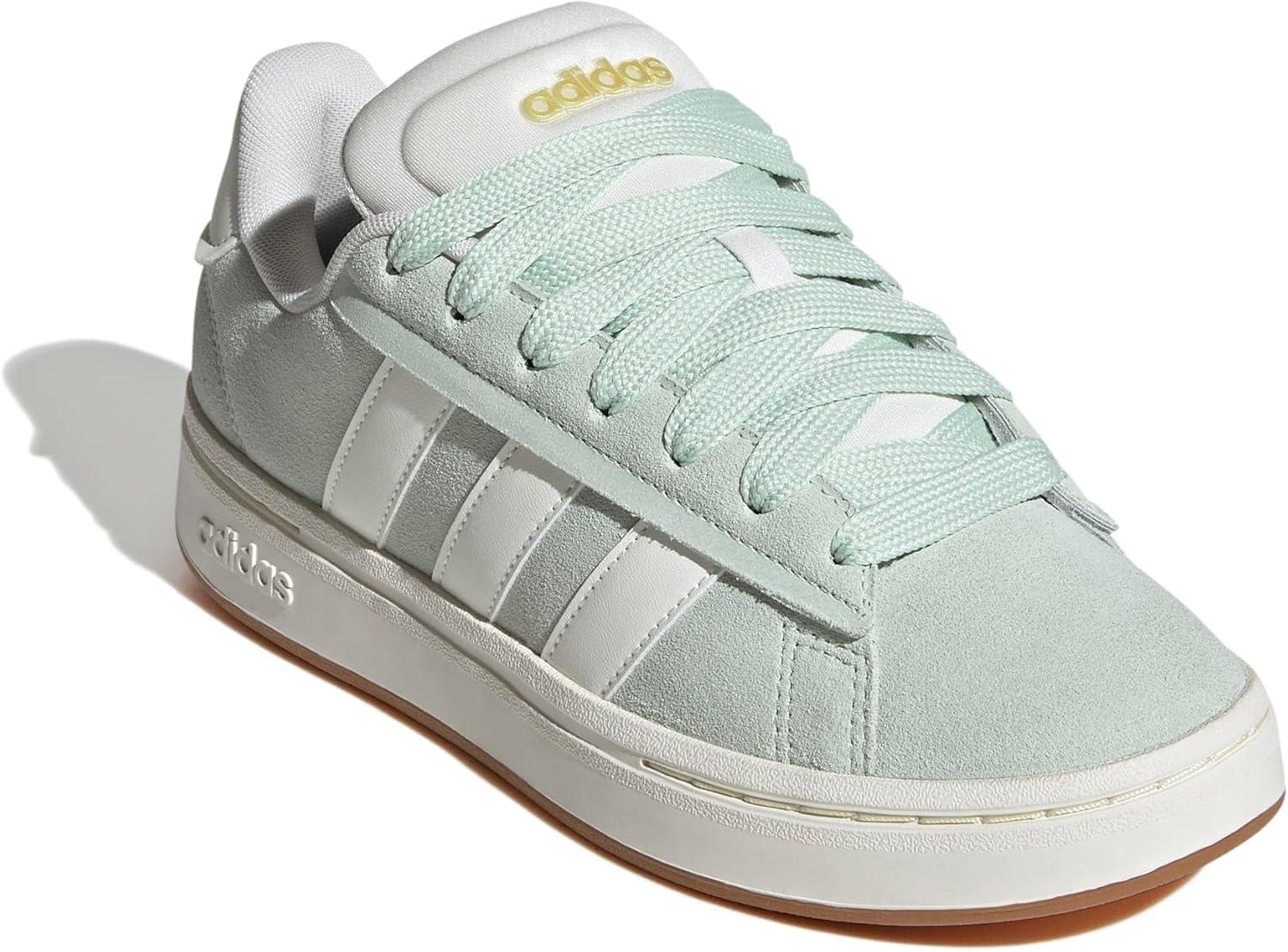 imageAdidas Womens Grand Court Alpha 00sLinen GreenOff WhiteGold Metallic