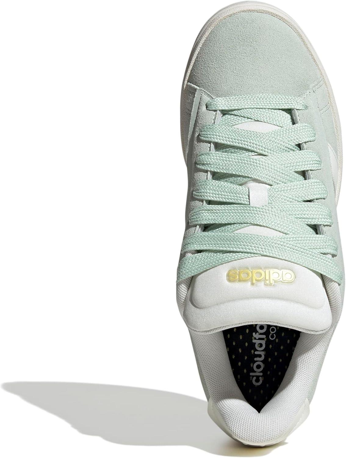 imageAdidas Womens Grand Court Alpha 00sLinen GreenOff WhiteGold Metallic