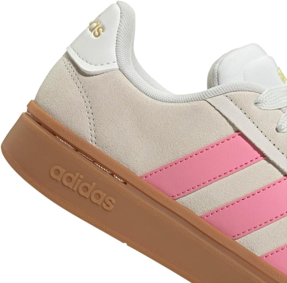 imageAdidas Womens Grand Court Alpha 00sOff WhiteBliss PinkGold Metallic