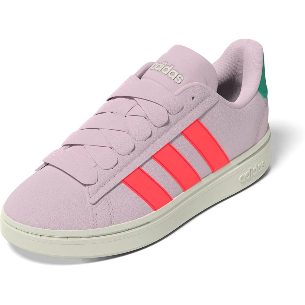 imageAdidas Womens Grand Court Alpha 00sClear PinkLucid RedCourt Green