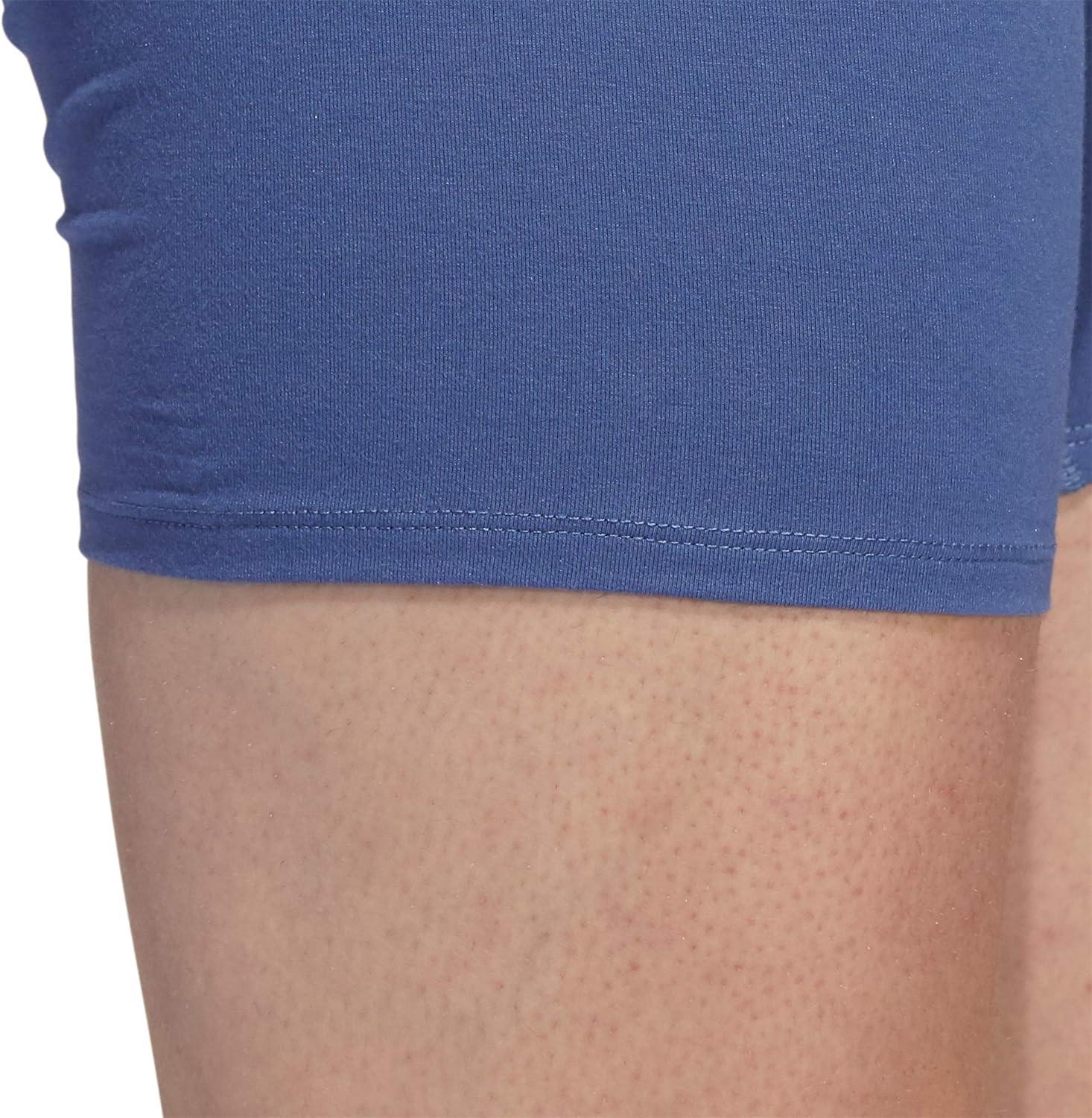 imageadidas Mens Performance Stretch Cotton Boxer Briefs Mens Underwear Boxer Brief Soft Stretch Superior Comfort 3PackNight Marine BlueGreyCrew Blue